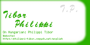 tibor philippi business card